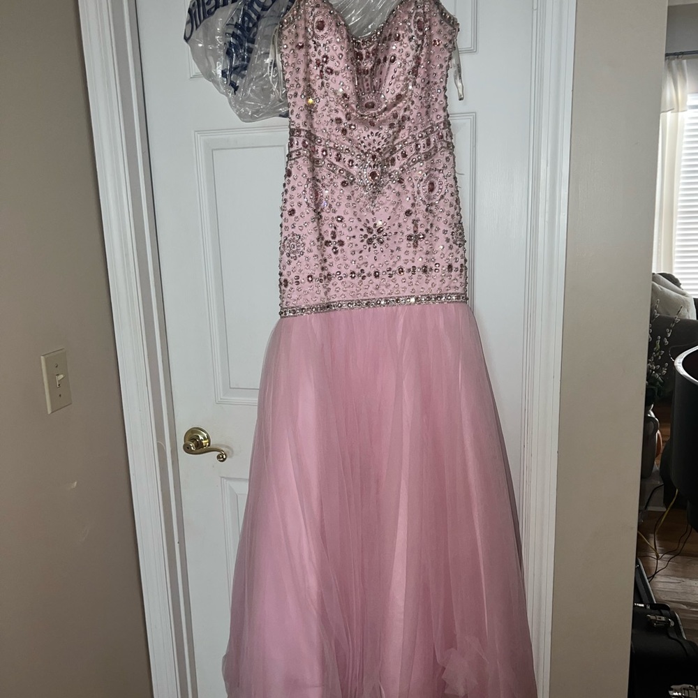 Sherri Hill Mermaid dress size 6 pink